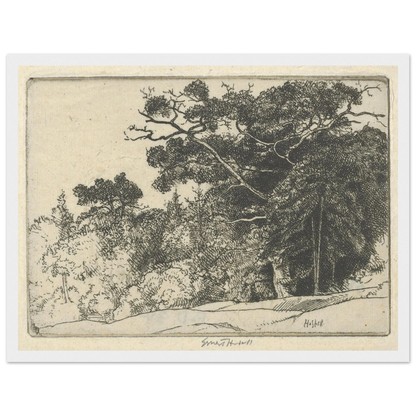 Brown’s Oak (probably 1910) Art Print | Ernest Haskell-Quipham Collections