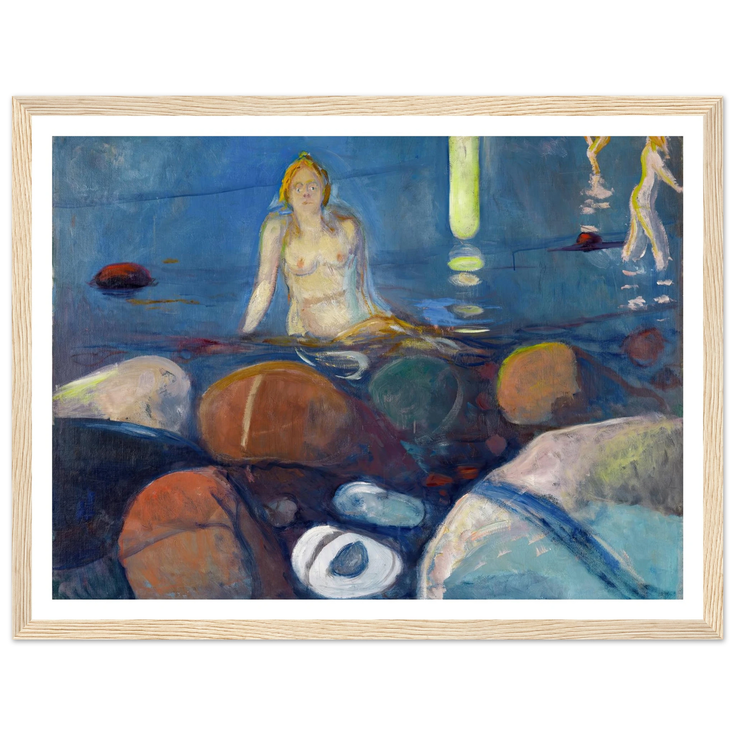 Summer Night. Mermaid (1893) Art Print | Edvard Munch-Quipham Collections