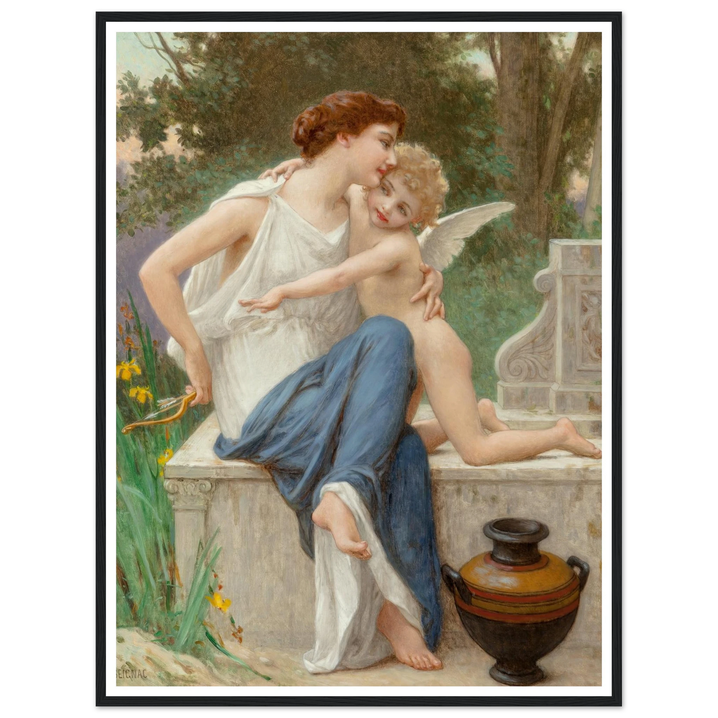 Disarming Cupid Art Print | Guillaume Seignac-Quipham Collections