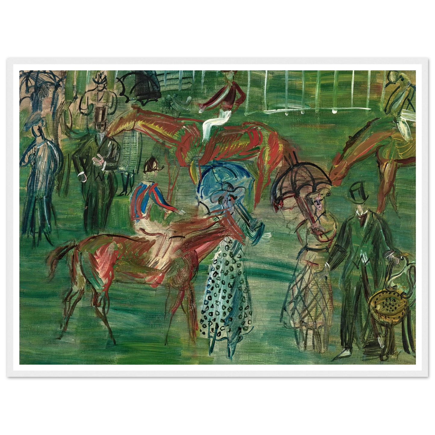La pelouse (circa 1950) Art Print | Raoul Dufy-Quipham Collections