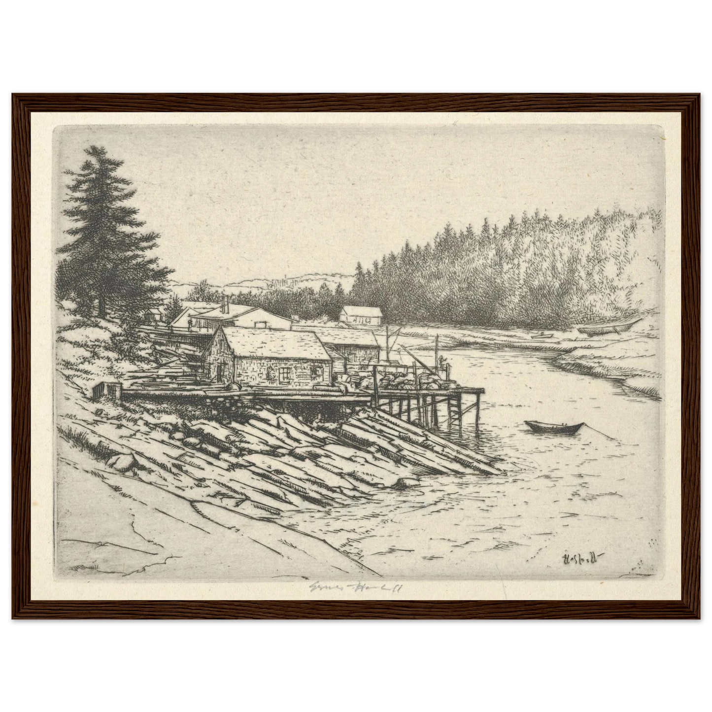 Carrying Place (1923) Art Print | Ernest Haskell-Quipham Collections