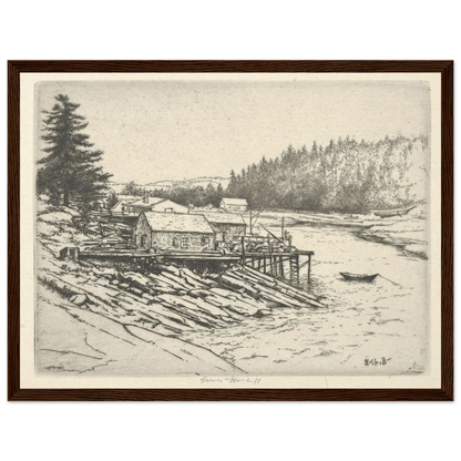 Carrying Place (1923) Art Print | Ernest Haskell-Quipham Collections