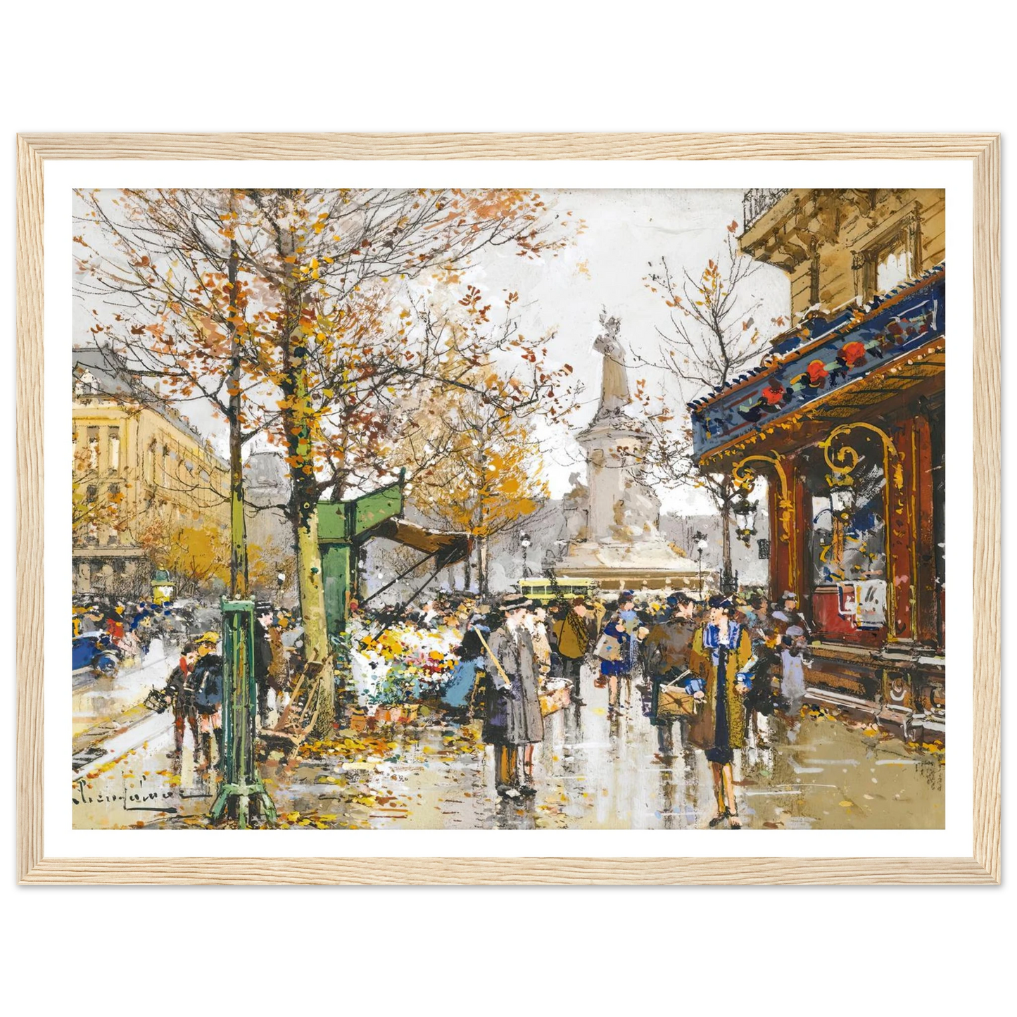 Place De La Republique Art Print | Eugene Galien Laloue-Quipham Collections