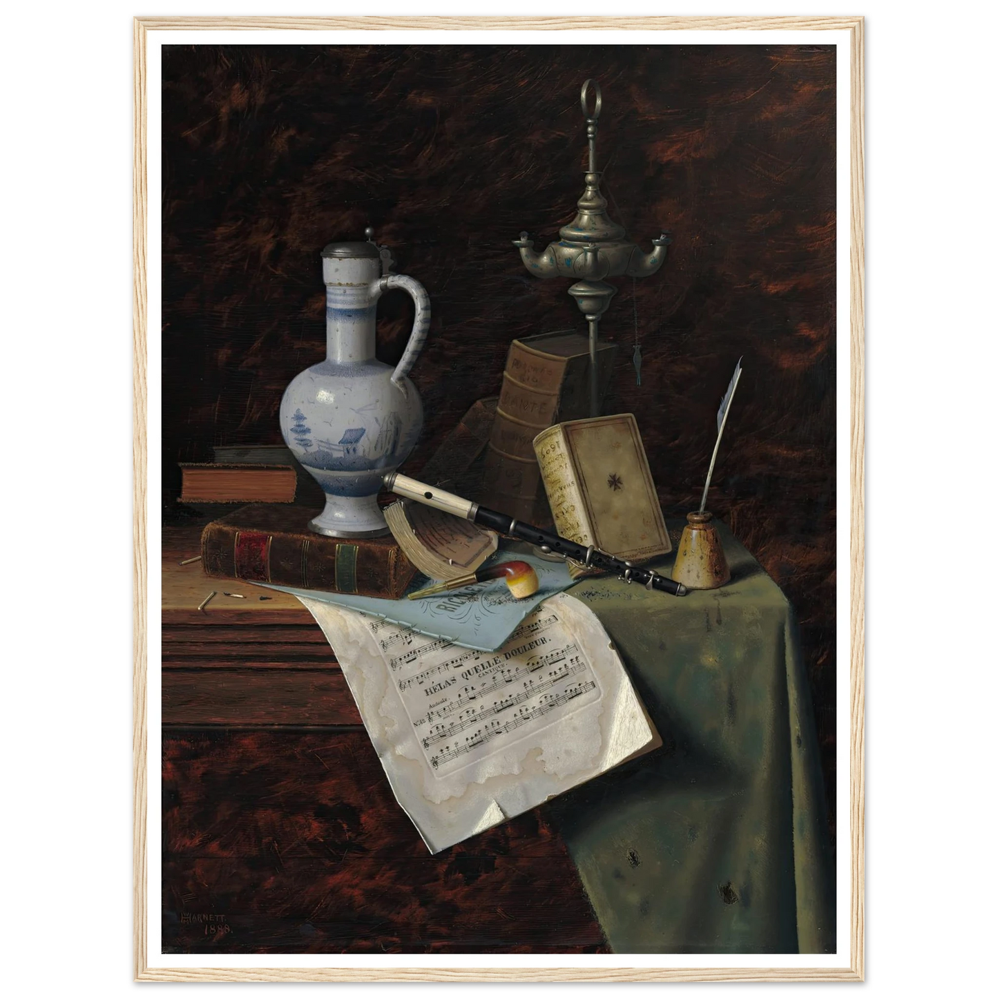 My Gems (1888) Art Print | William Michael Harnett-Quipham Collections