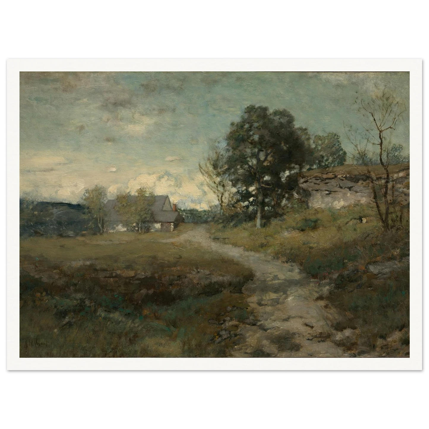 Arkville Landscape (1880s) Art Print | Alexander Helwig Wyant-Quipham Collections