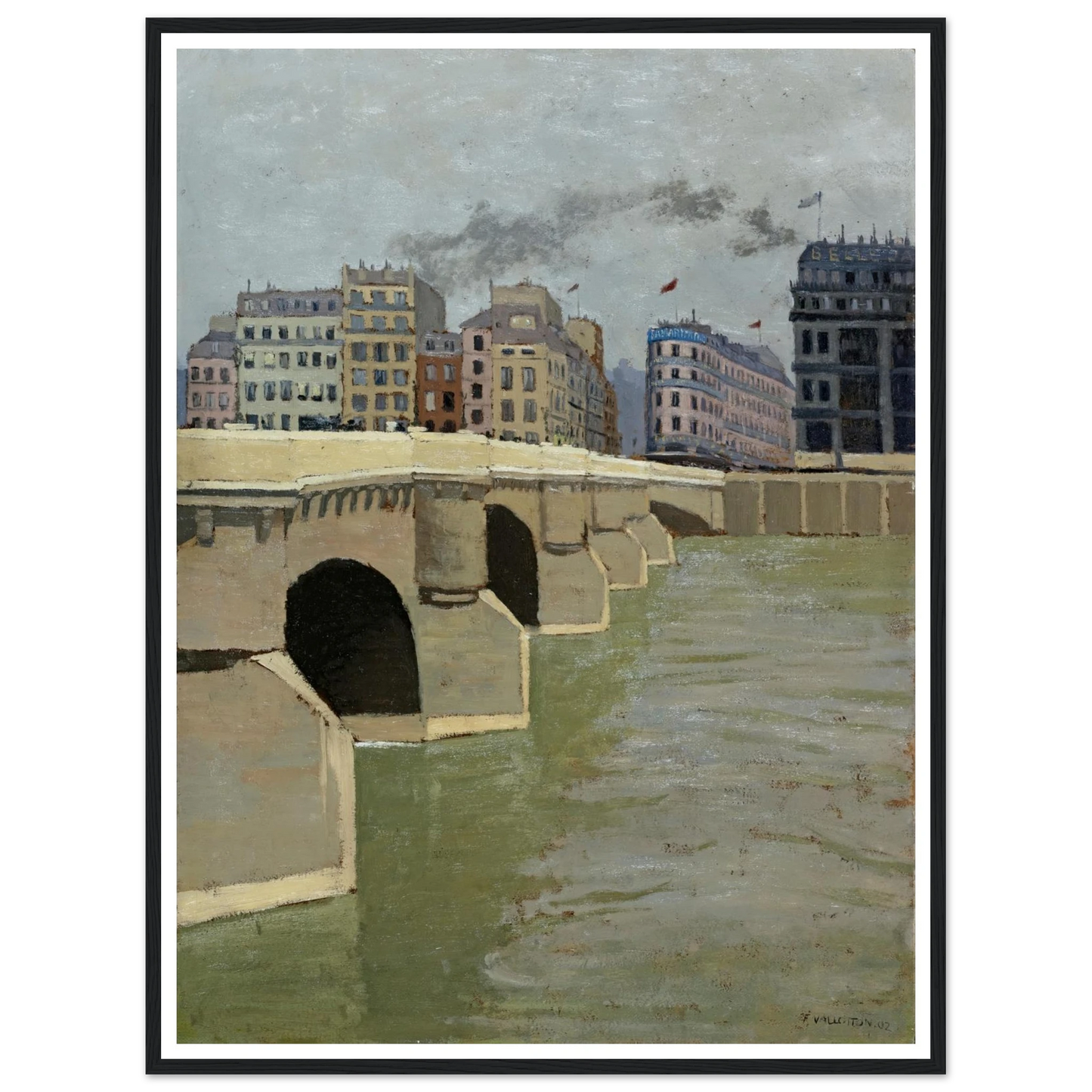 The Pont Neuf Bridge, 1902 Art Print | Felix Vallotton-Quipham Collections