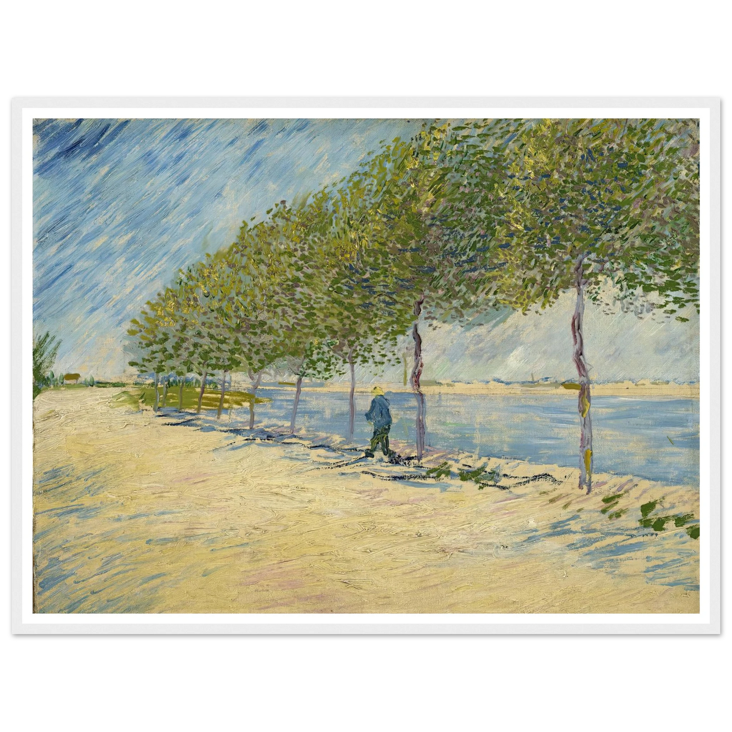 Along the Seine (1887) Art Print | Vincent van Gogh-Quipham Collections