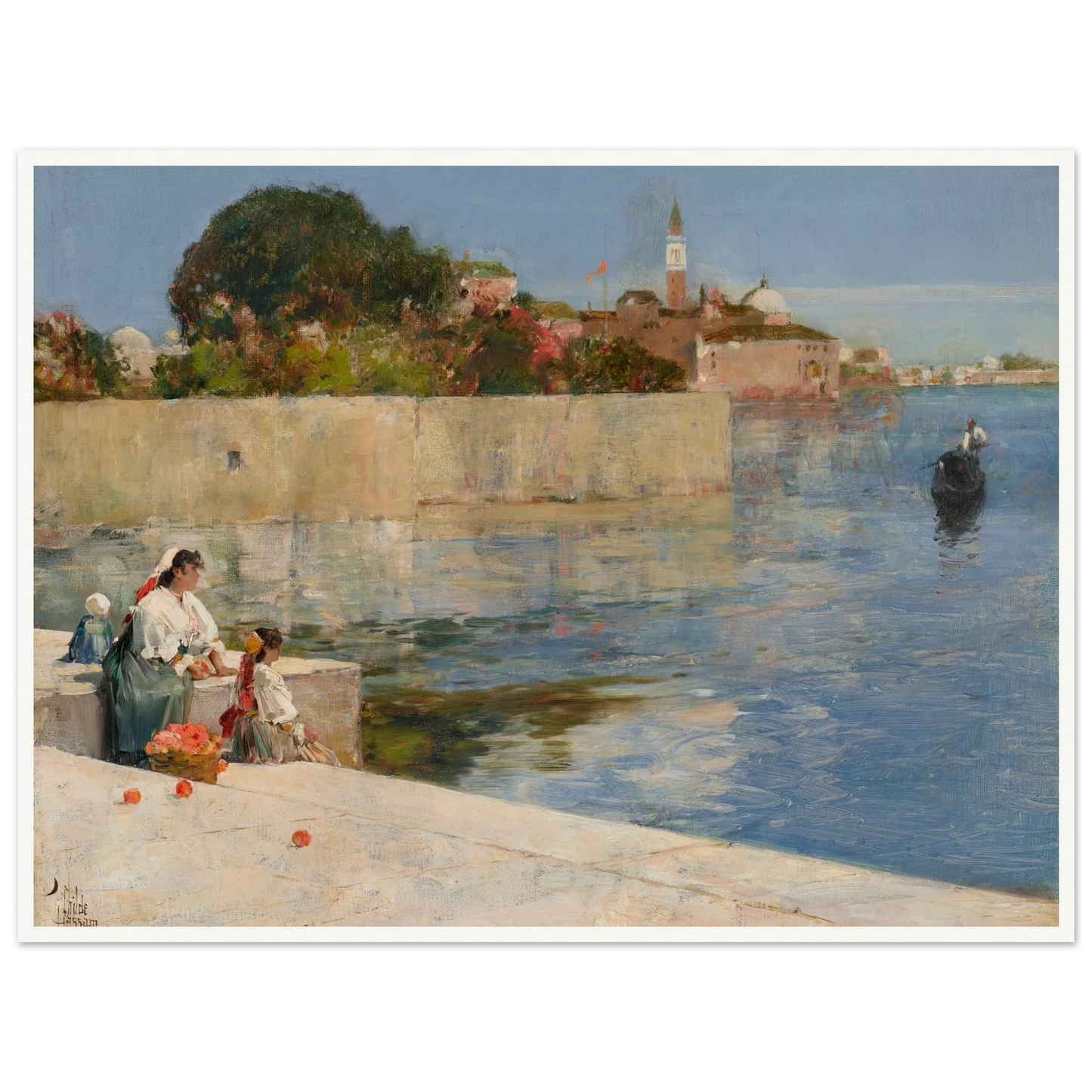 View of Venice (circa 1883) Art Print | Childe Hassam-Quipham Collections
