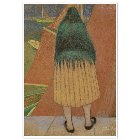 Vissersvrouw (1912) Art Print | Leon Spilliaert-Quipham Collections