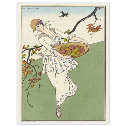 Toilette de taffetas (1914) Art Print | George Barbier-Quipham Collections