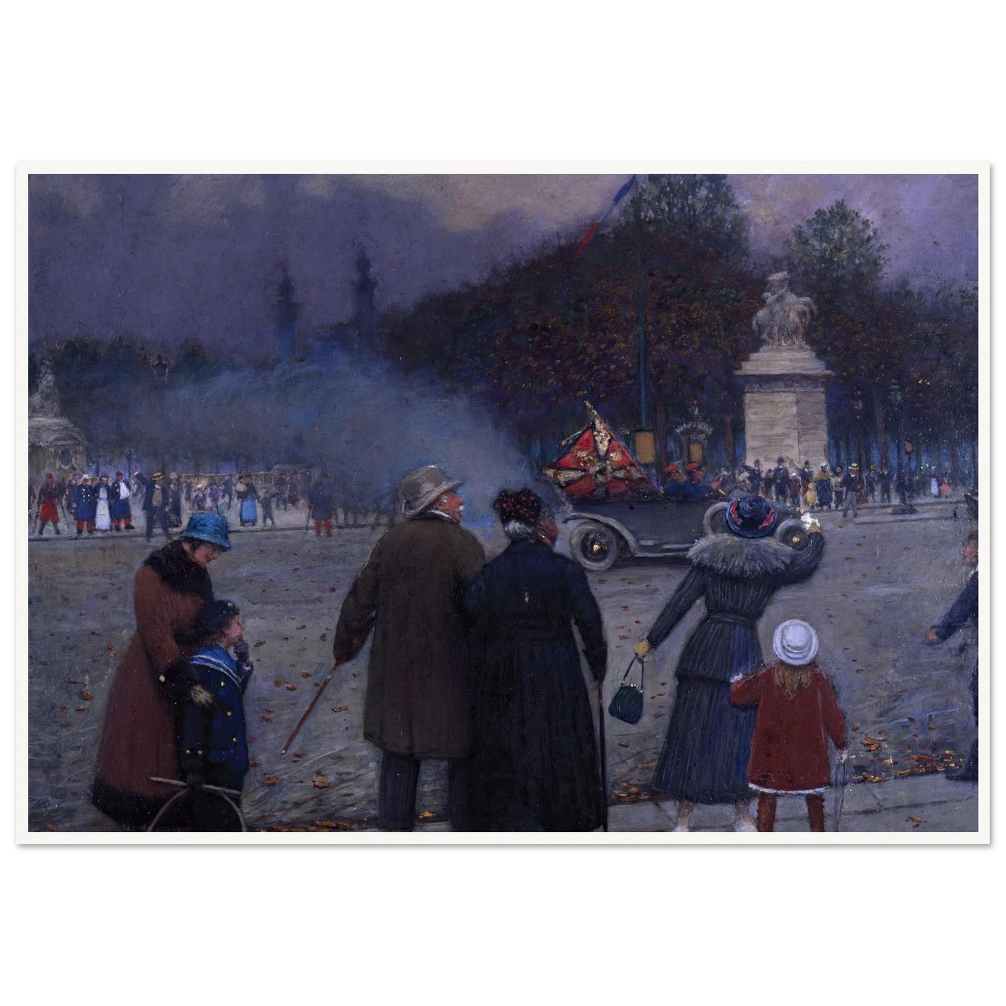 Drapeau allemand porté aux Invalides (1914) Art Print | Jean Beraud-Quipham Collections