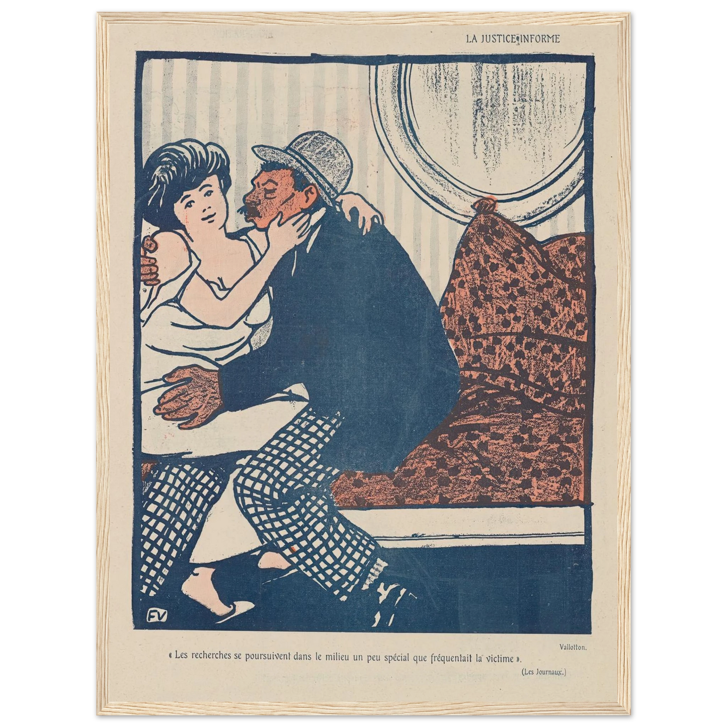 10 octobre 1903. Art Print | Felix Vallotton-Quipham Collections