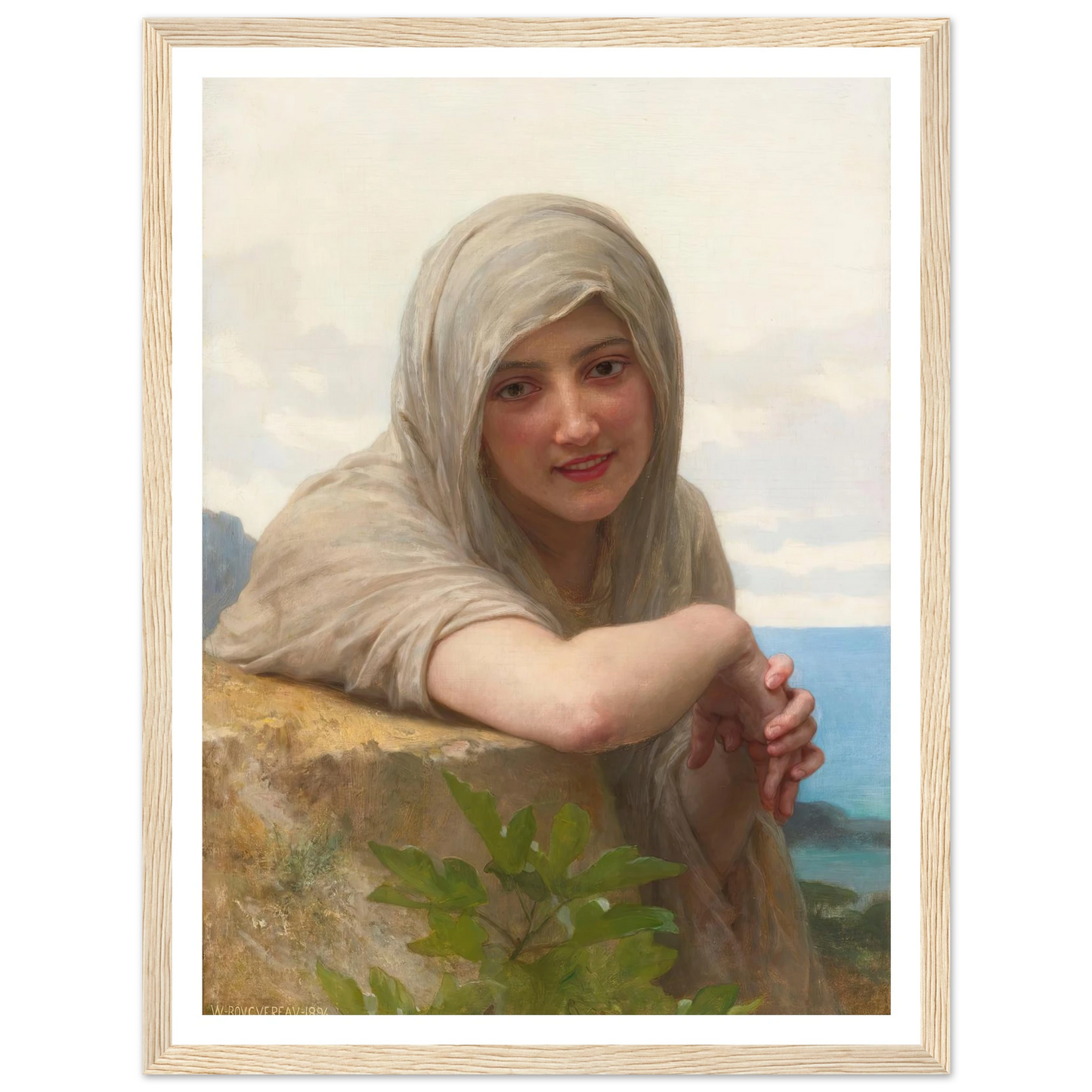 Souvenir (1894) Art Print | William Bouguereau-Quipham Collections
