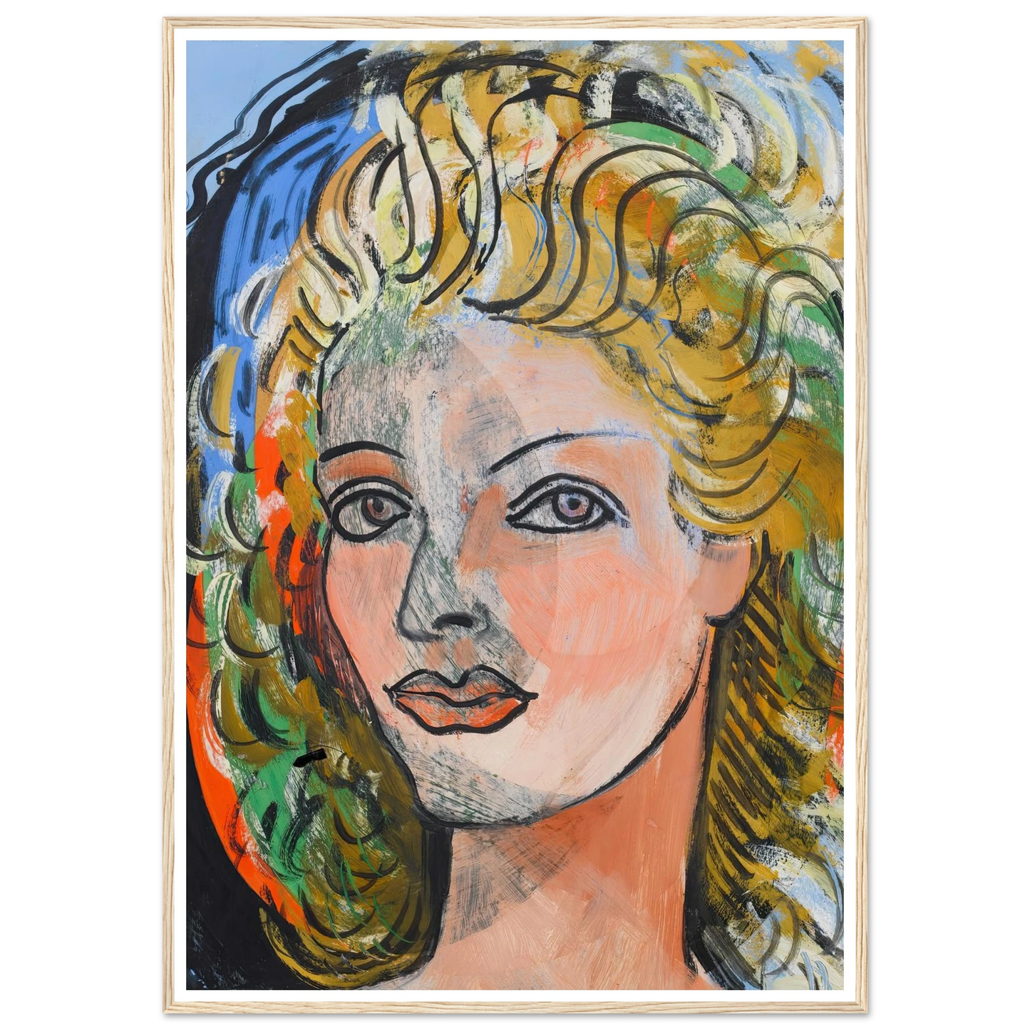 La blonde (circa 1940-1946) Art Print | Francis Picabia-Quipham Collections