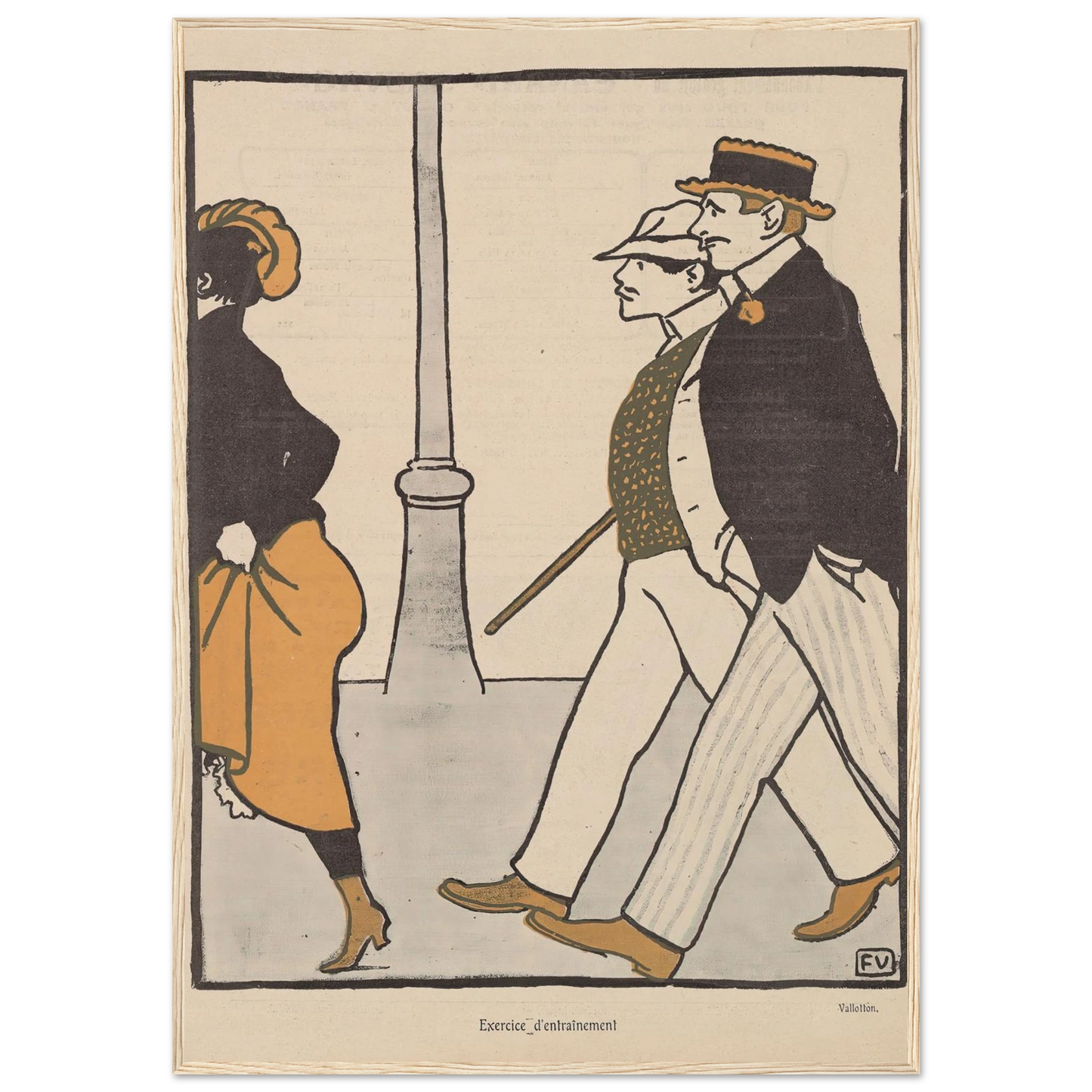 11 juillet 1903. Art Print | Felix Vallotton-Quipham Collections