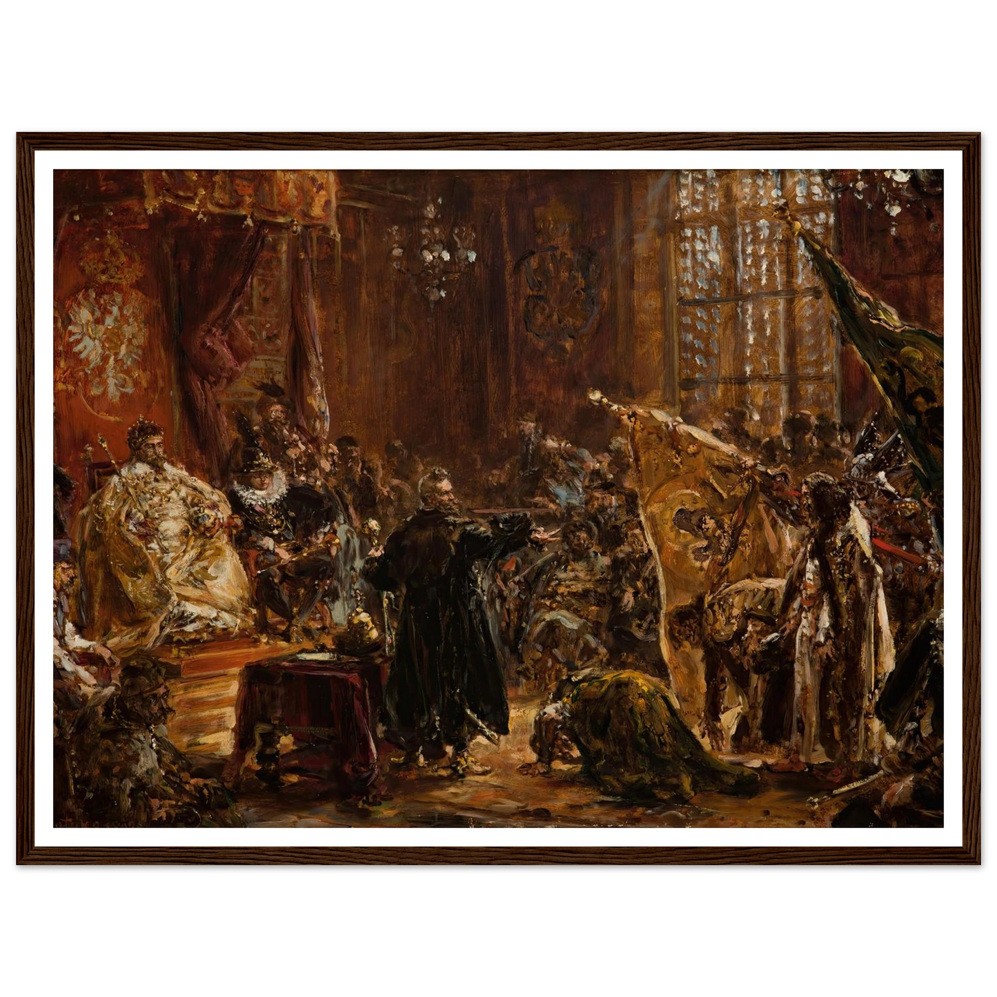 Shuysky Tsars at the Seym of Warsaw (1892) Art Print | Jan Matejko-Quipham Collections