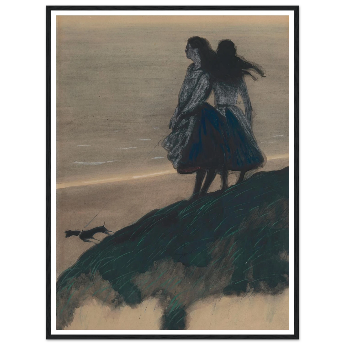 Girls on a Dune Art Print | Leon Spilliaert-Quipham Collections