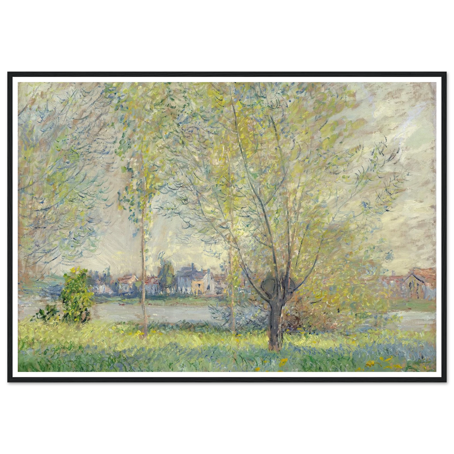 The Willows (1880) Art Print | Claude Monet-Quipham Collections