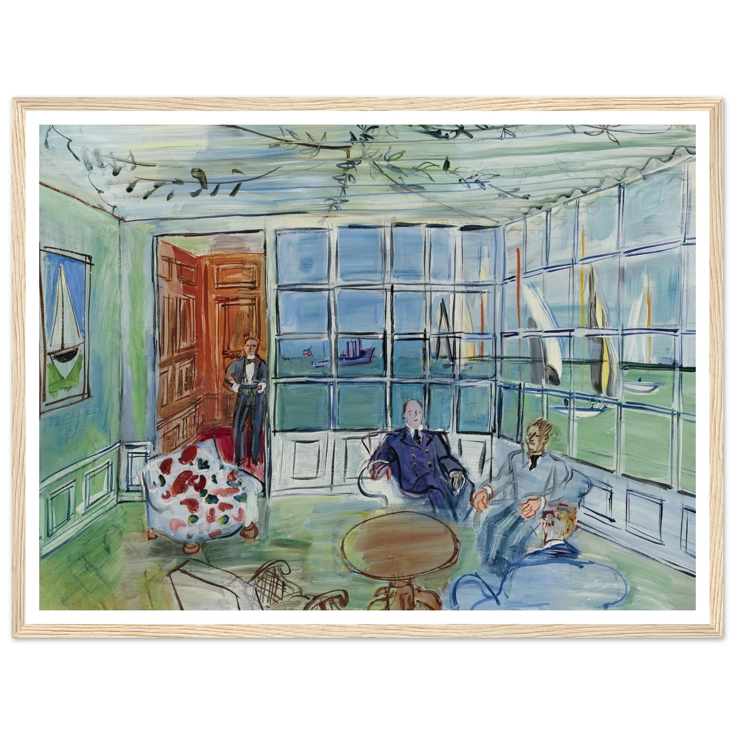 Le Royal Yacht Squadron, Cowes, Isle of Wight Art Print | Raoul Dufy-Quipham Collections