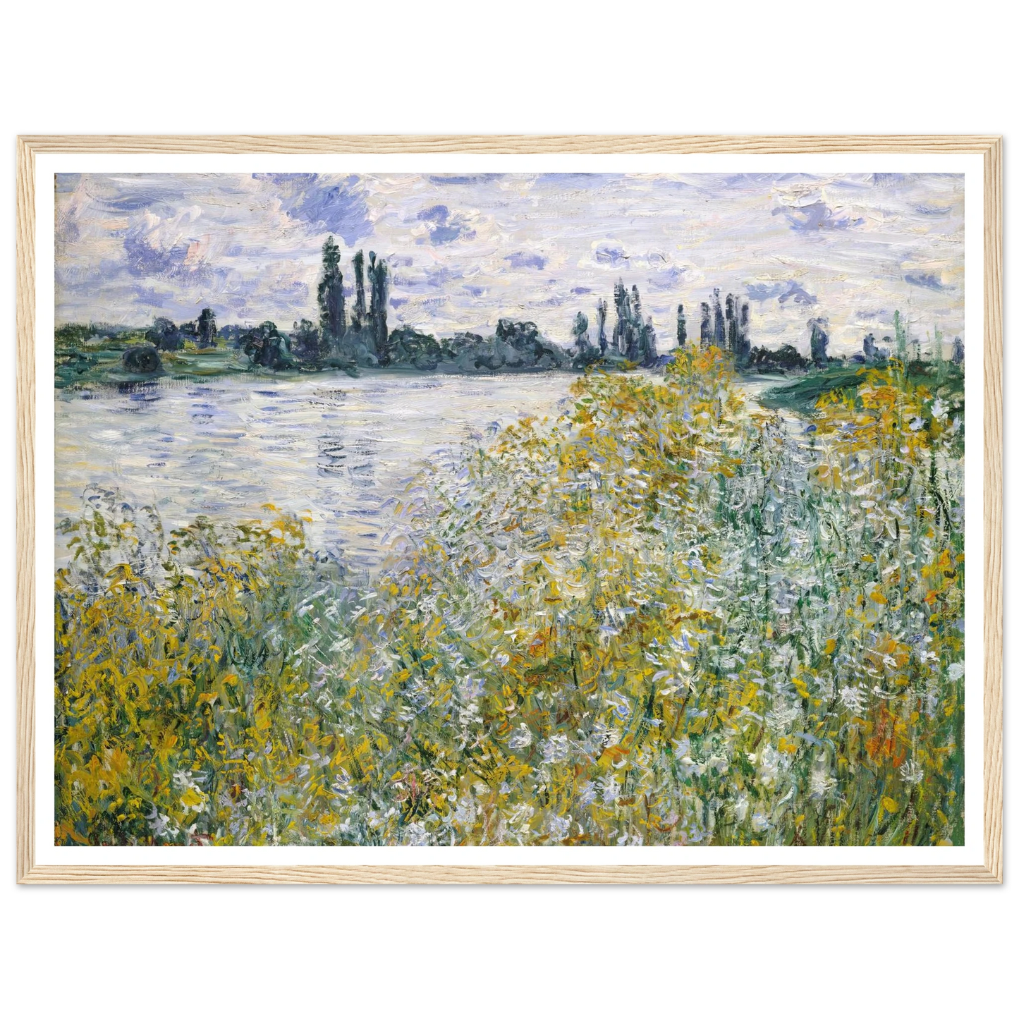 Île aux Fleurs near Vétheuil (1880) Art Print | Claude Monet-Quipham Collections