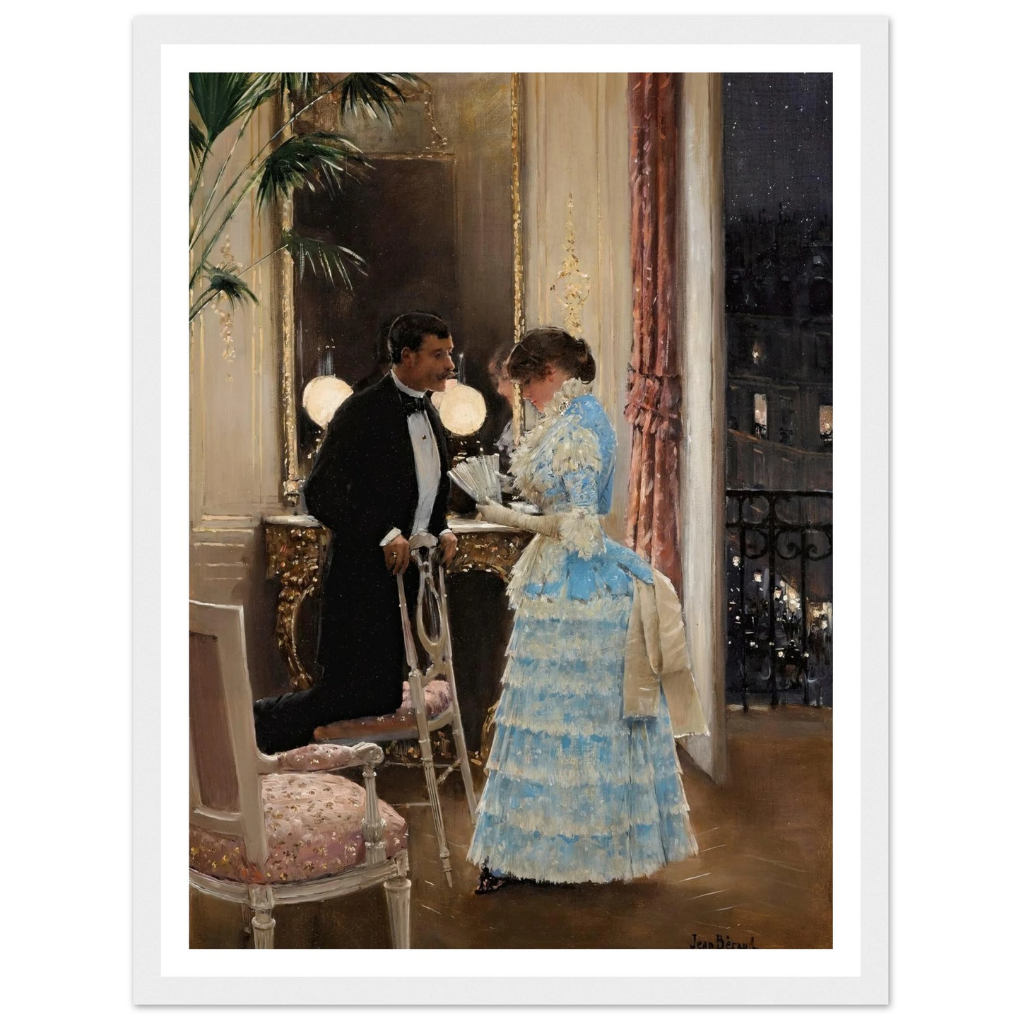 La Conversation Art Print | Jean Beraud-Quipham Collections