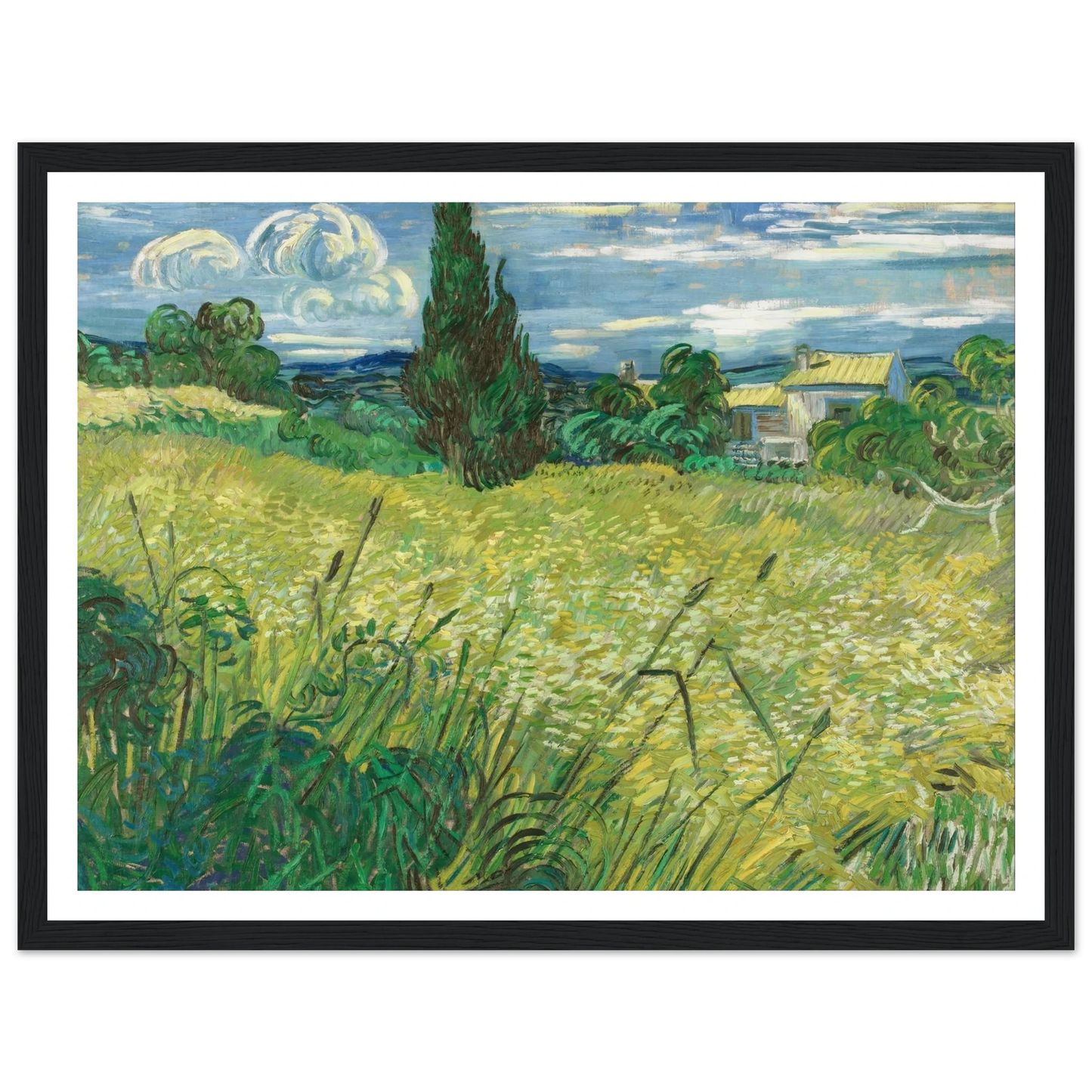 Green Field (1889) Art Print | Vincent van Gogh-Quipham Collections