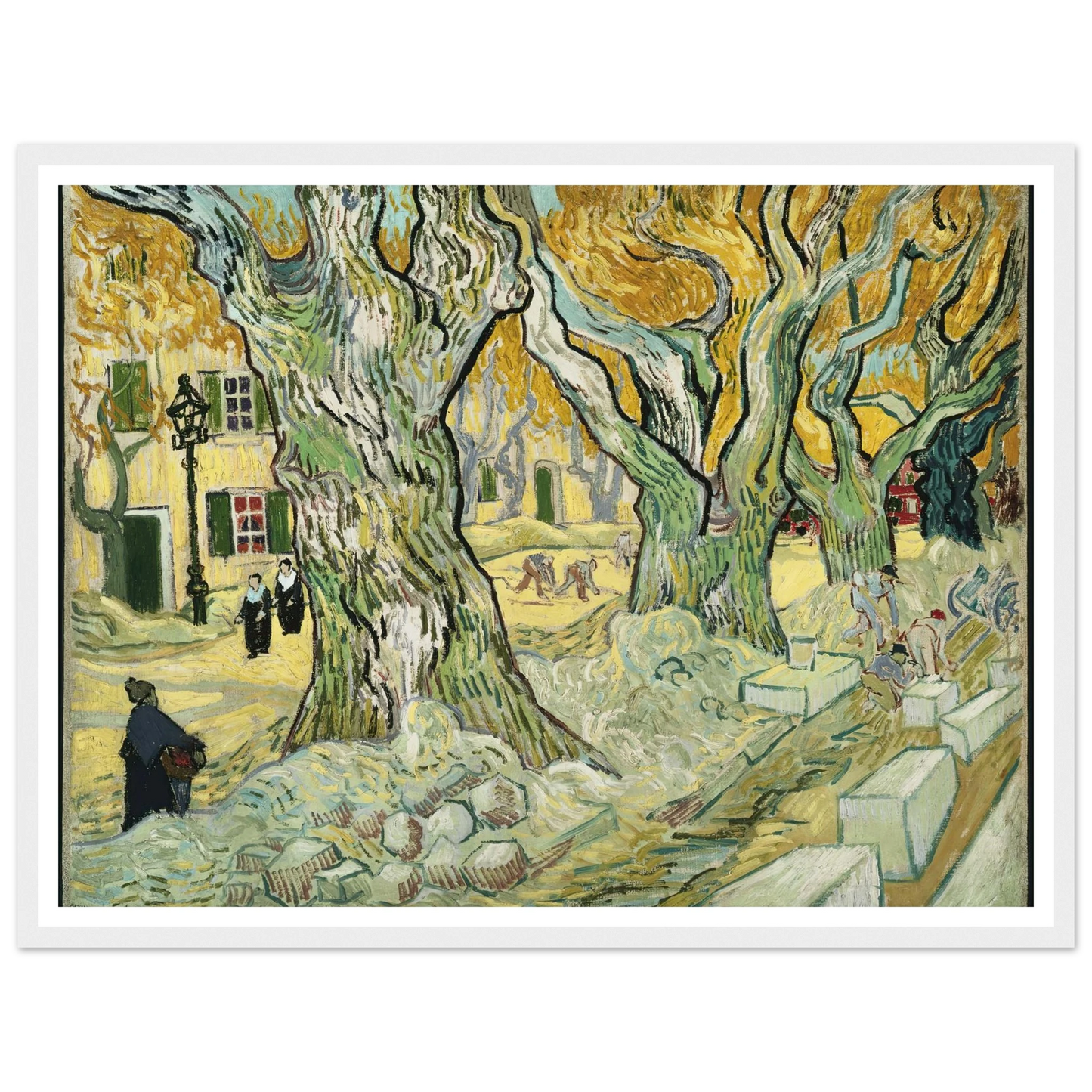 The Road Menders Art Print | Vincent van Gogh-Quipham Collections