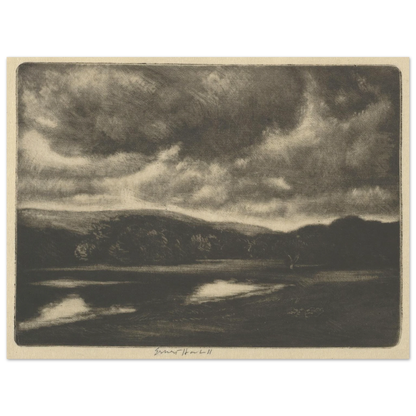 Evening Shadows (1919-1920) Art Print | Ernest Haskell-Quipham Collections