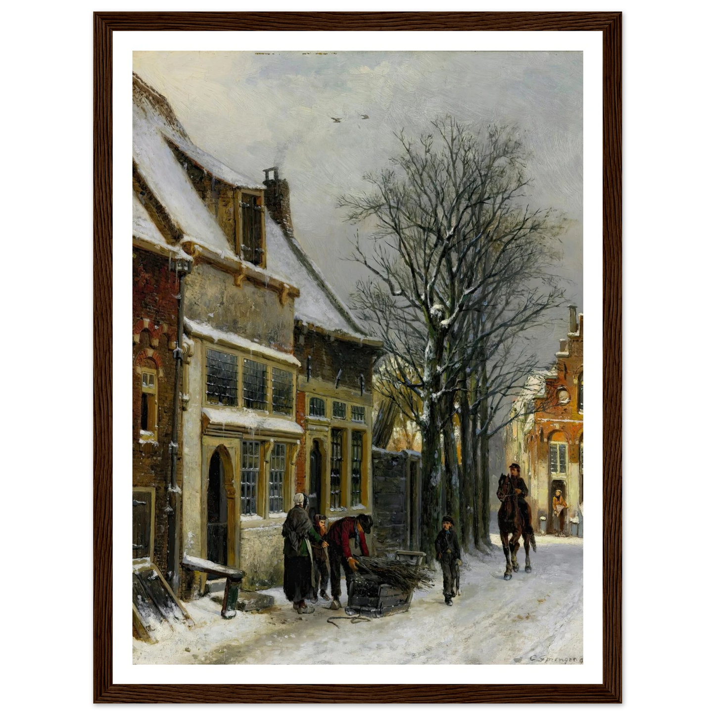 A View Of Haarlem (1890) Art Print | Cornelis Springer-Quipham Collections