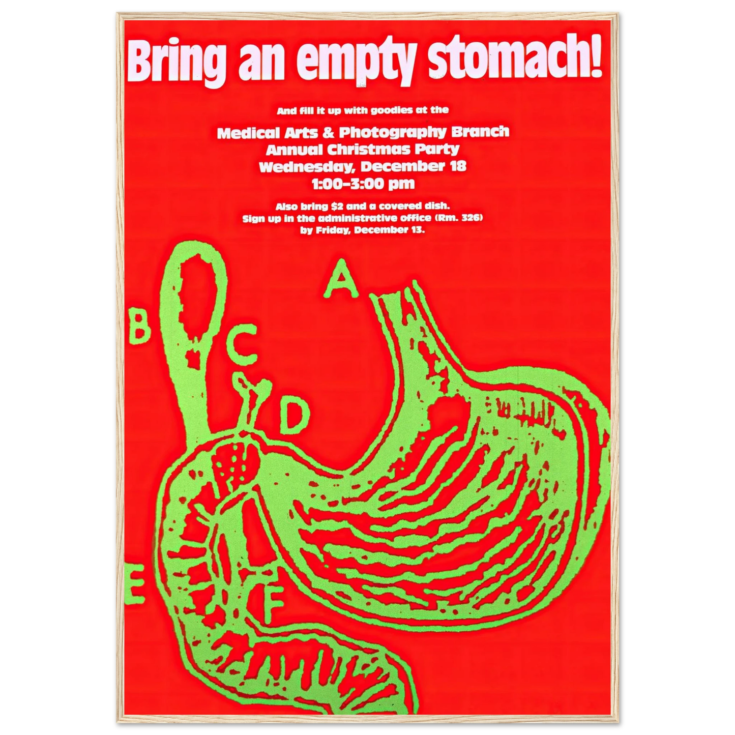 Bring an empty stomach! Art Print | National Institutes of Health-Quipham Collections