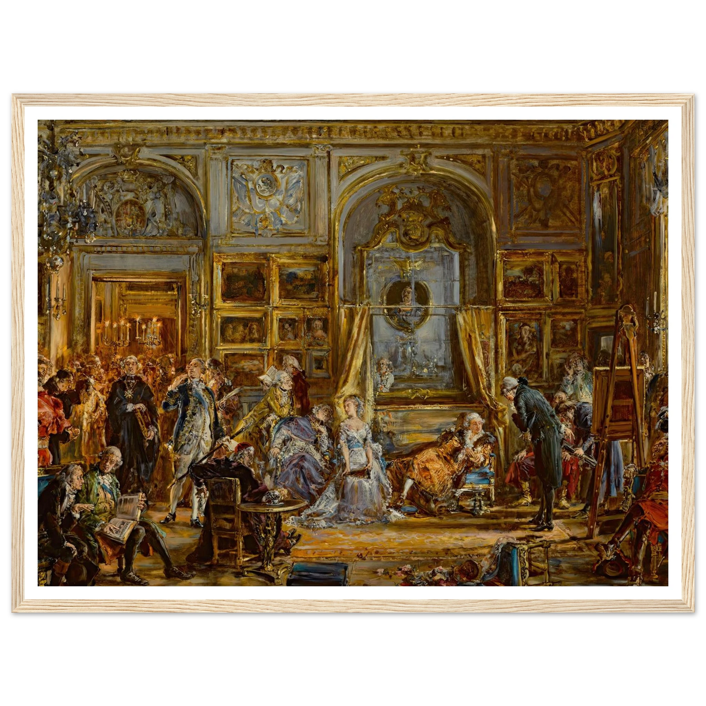 Constitution of the 3 May. Four-Year Seym. Commission of Education. Partition 1795 AD, from the series “History of Civilization in Poland” (1888) Art Print | Jan Matejko-Quipham Collections