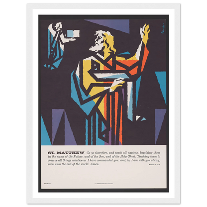 St. Matthew (1962) Art Print | Joseph Binder-Quipham Collections