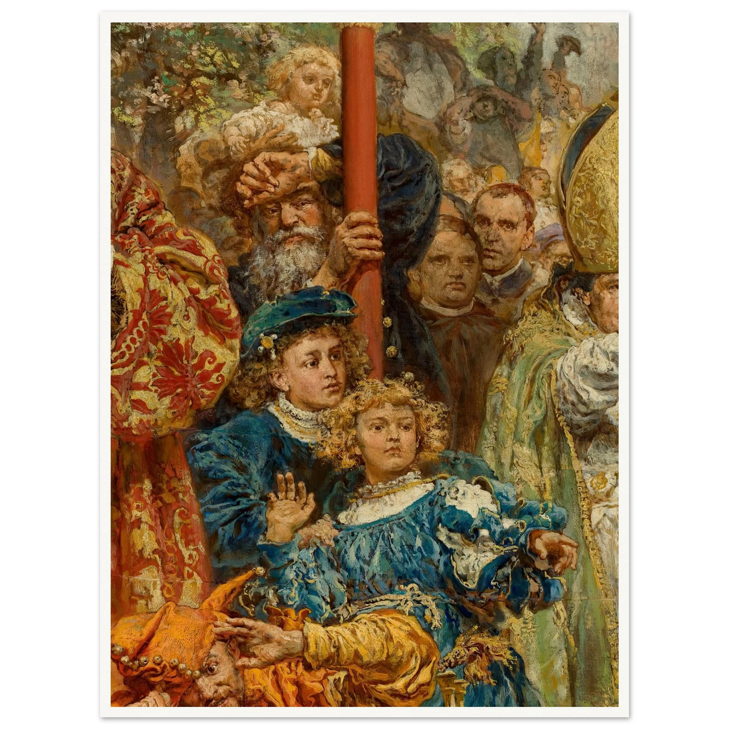 Hanging of the Sigismund bell at the Cathedral Tower in 1521 in Kraków (1874) Art Print | Jan Matejko-Quipham Collections
