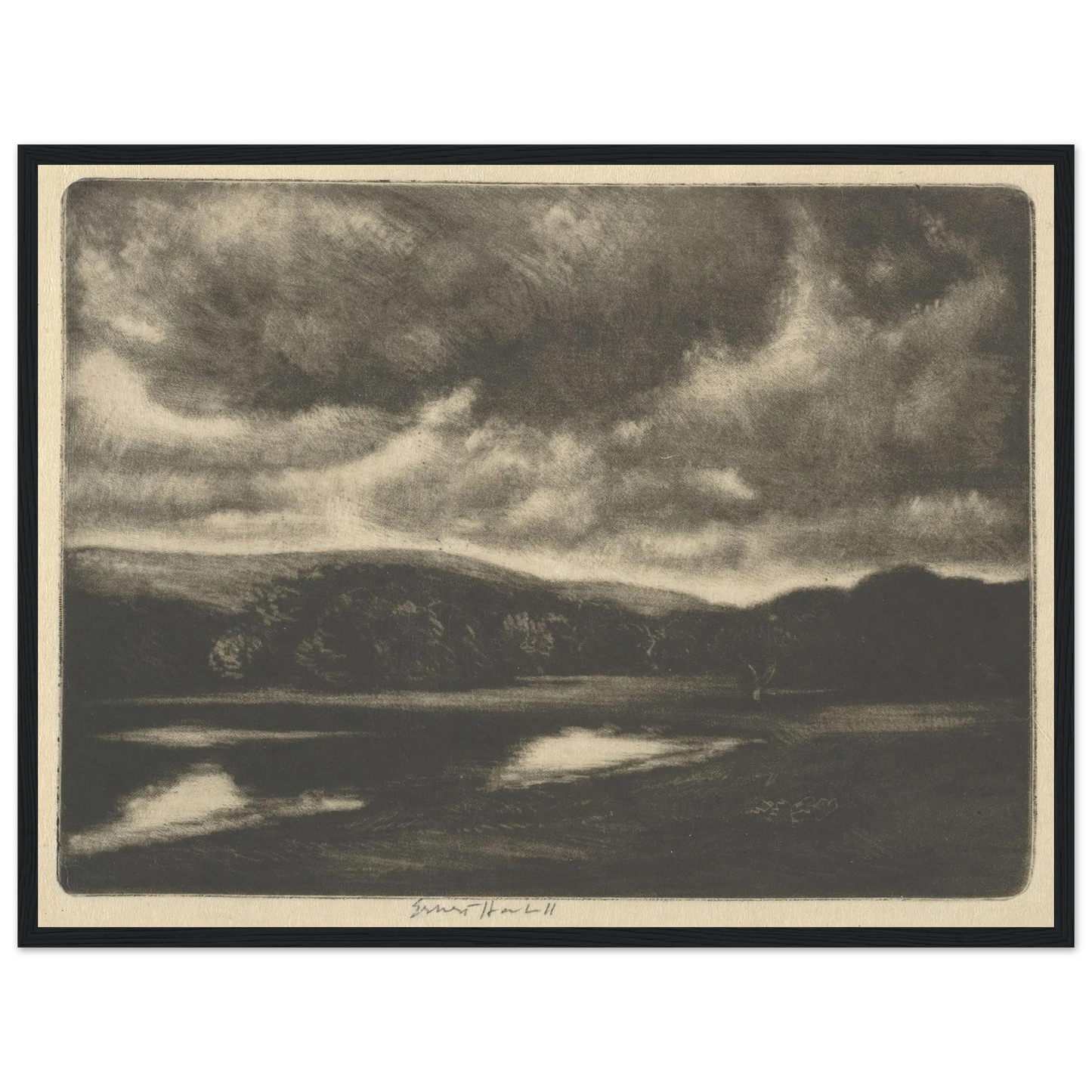 Evening Shadows (1919-1920) Art Print | Ernest Haskell-Quipham Collections
