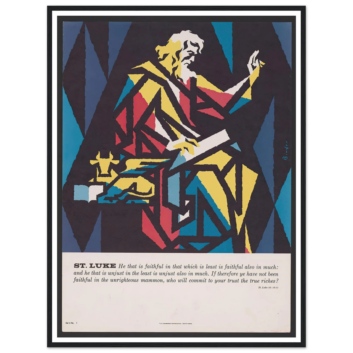 St. Luke (1962) Art Print | Joseph Binder-Quipham Collections