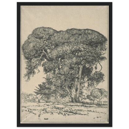 Cemetery Live Oak (1916) Art Print | Ernest Haskell-Quipham Collections