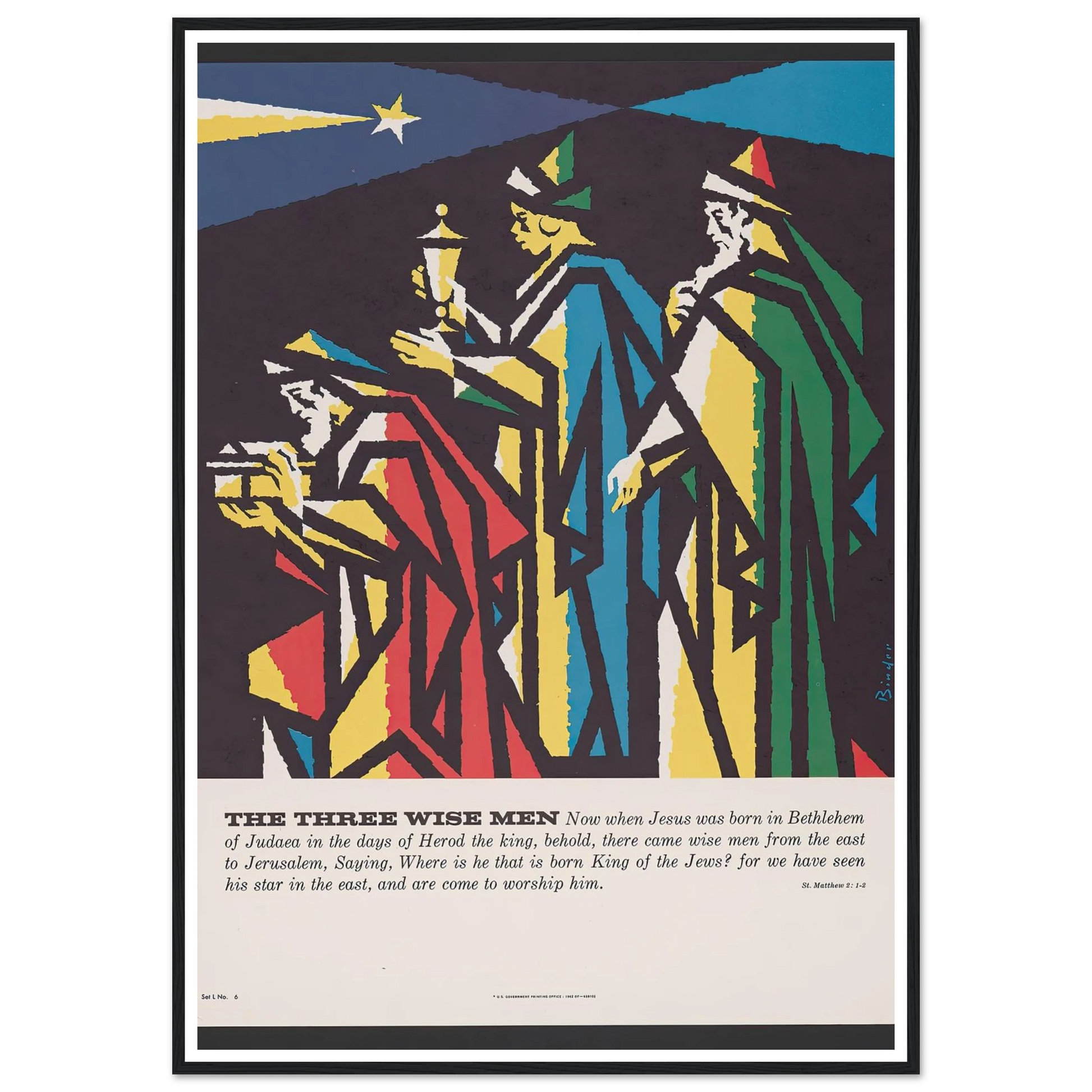 The three wise men (1962) Art Print | Joseph Binder-Quipham Collections
