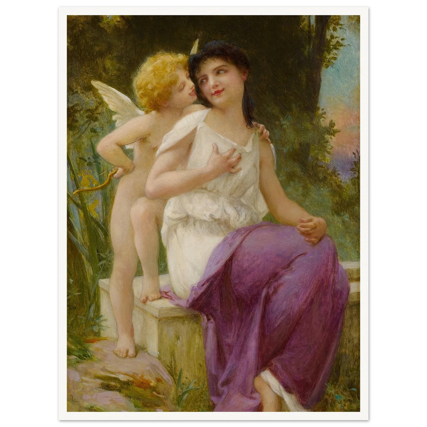 Vénus et l’Amour Art Print | Guillaume Seignac-Quipham Collections