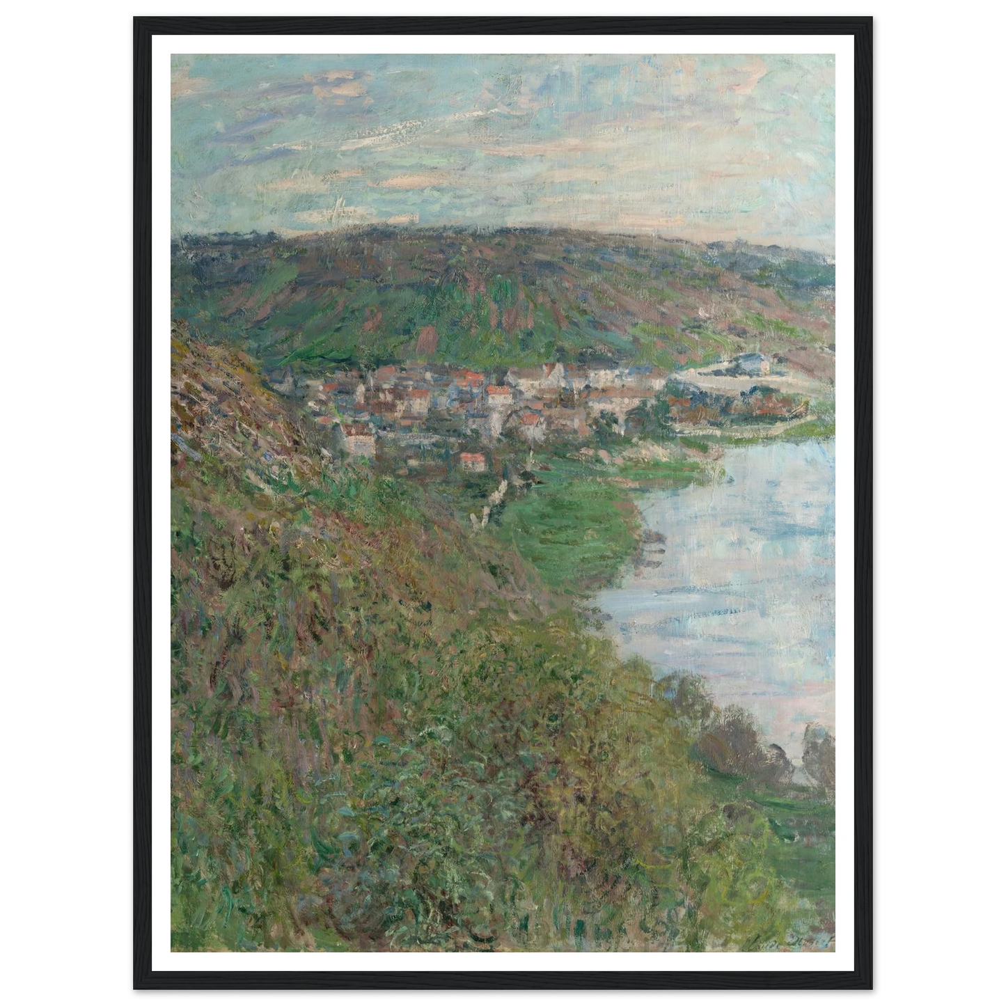 View of Vétheuil (1880) Art Print | Claude Monet-Quipham Collections