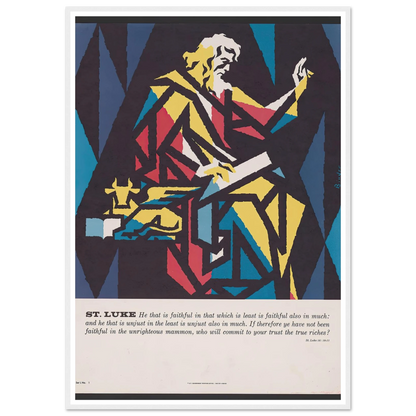 St. Luke (1962) Art Print | Joseph Binder-Quipham Collections