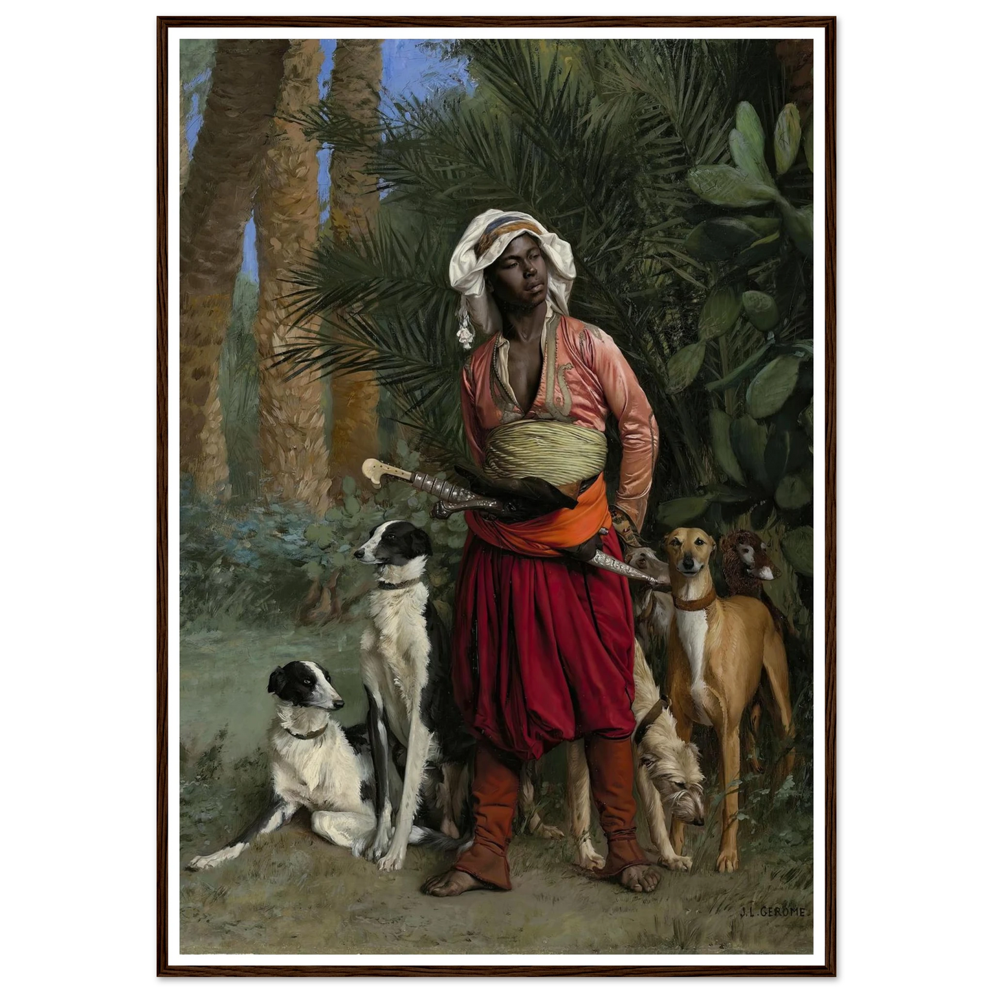 Master of the Hounds (1871) Art Print | Jean Leon Gerome-Quipham Collections