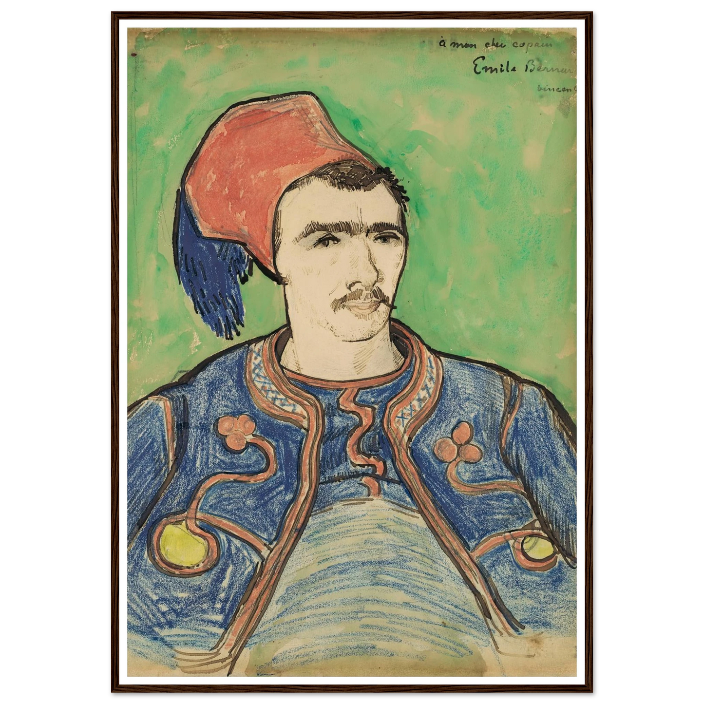 The Zouave (1888) Art Print | Vincent van Gogh-Quipham Collections