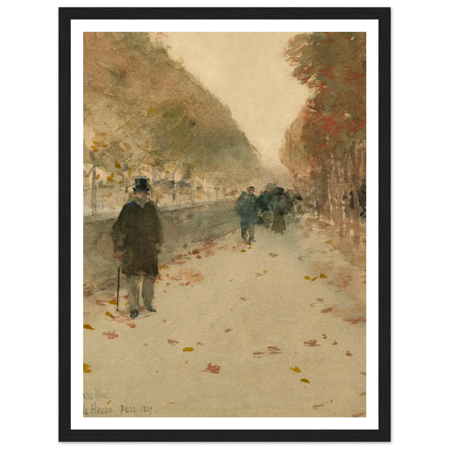 Quai du Louvre (1889) Art Print | Childe Hassam-Quipham Collections