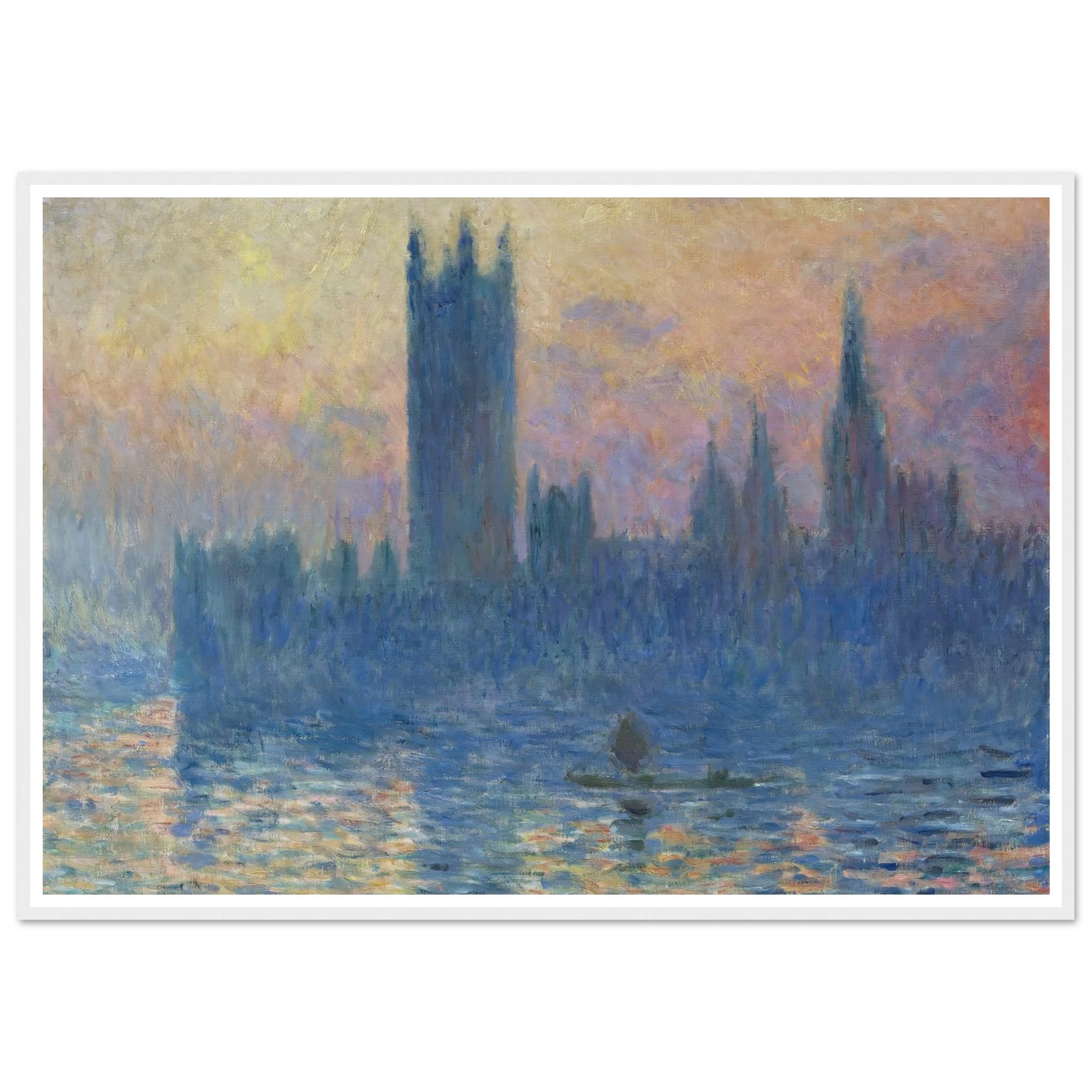 The Houses of Parliament,Sunset (1903) Art Print | Claude Monet-Quipham Collections