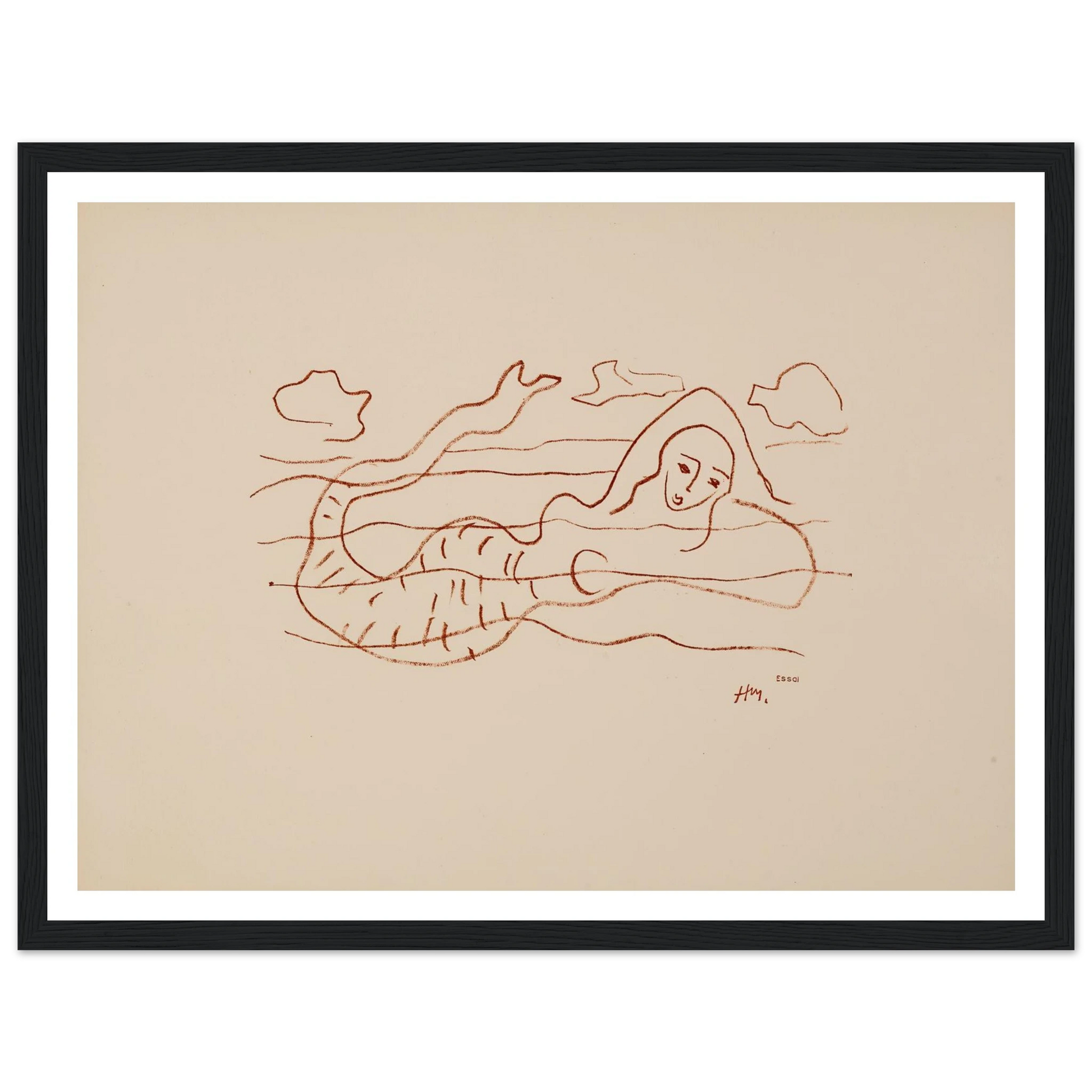 Sirènes (1942) Art Print | Henri Matisse-Quipham Collections