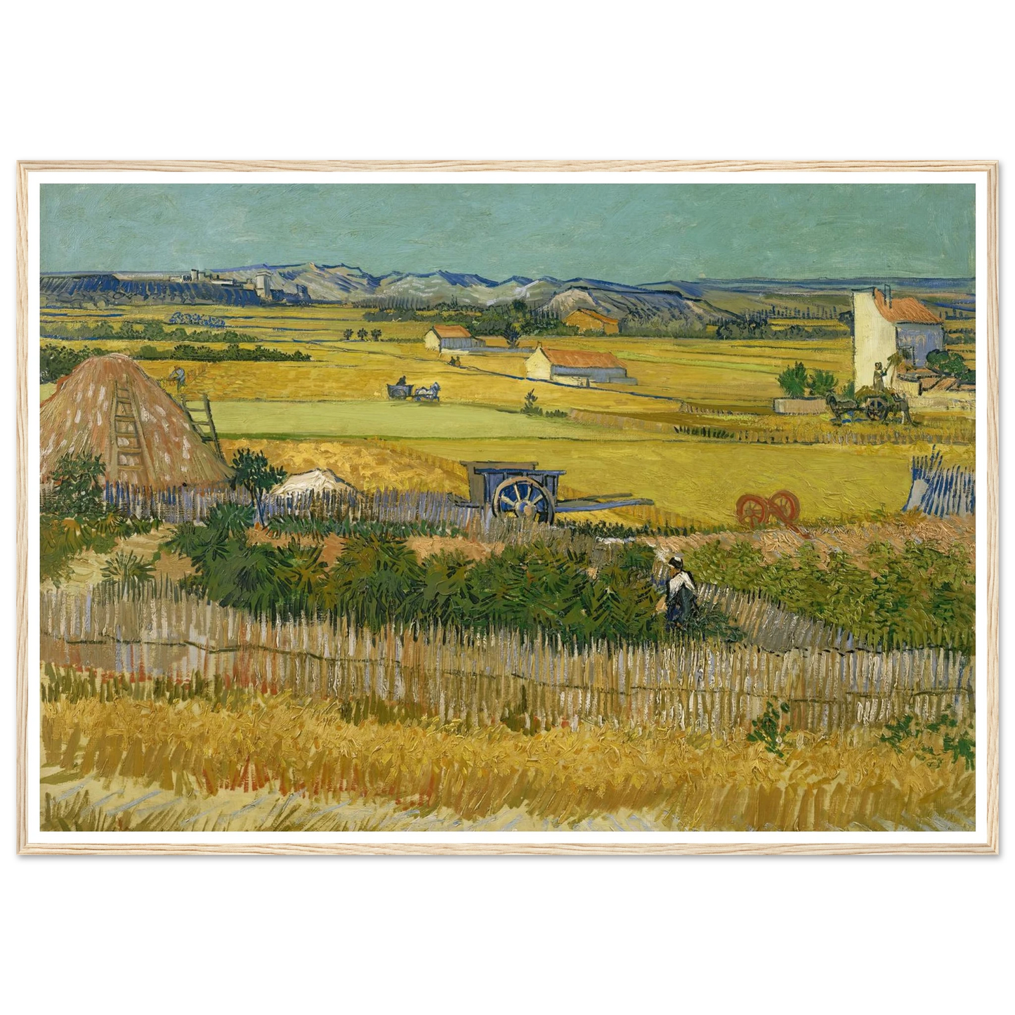 The harvest (1888) Art Print | Vincent van Gogh-Quipham Collections