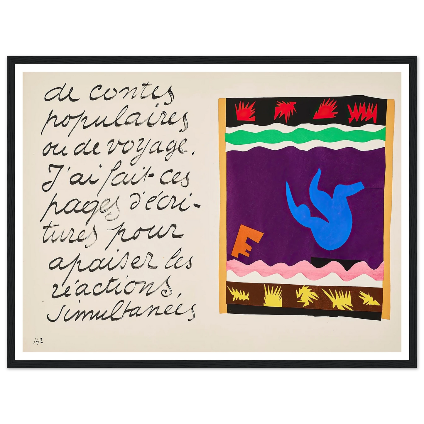The toboggan (1947) Art Print | Henri Matisse-Quipham Collections