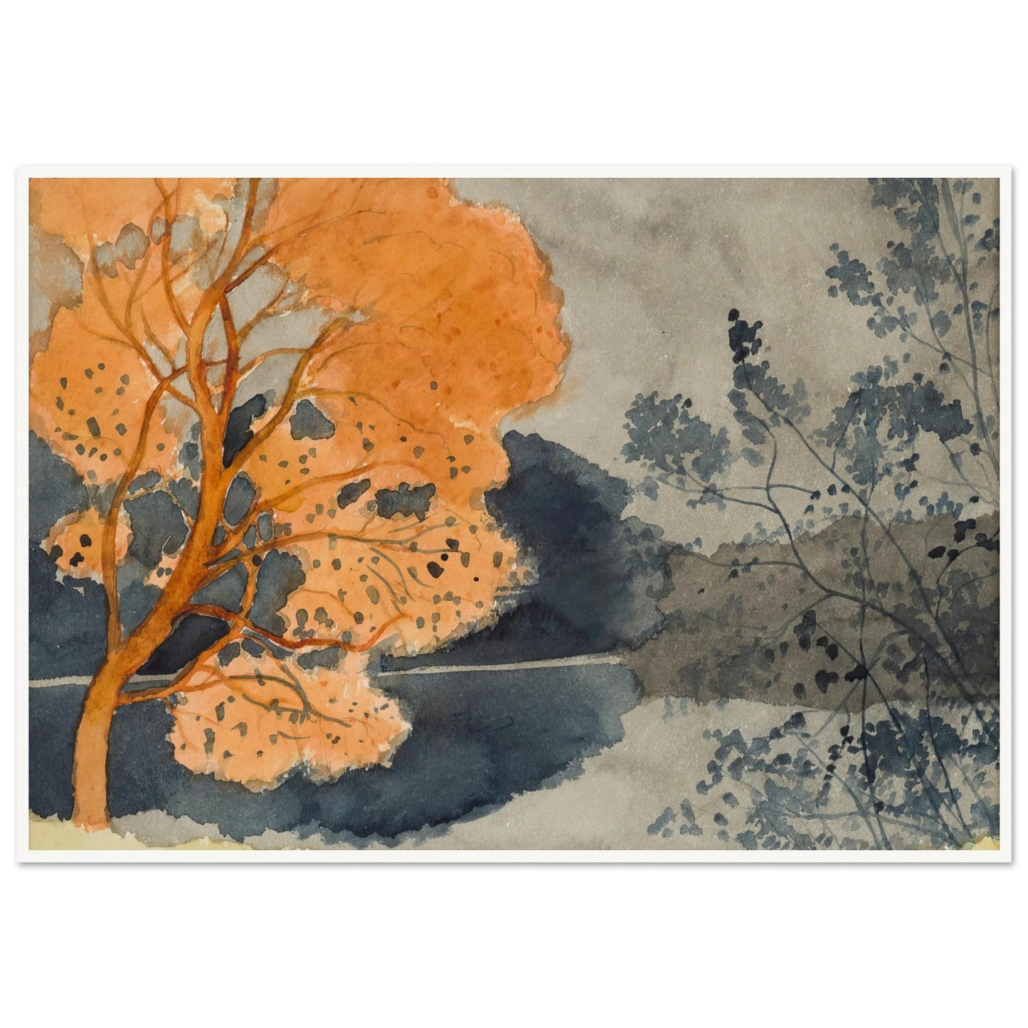 Etang en automne Art Print | Leon Spilliaert-Quipham Collections