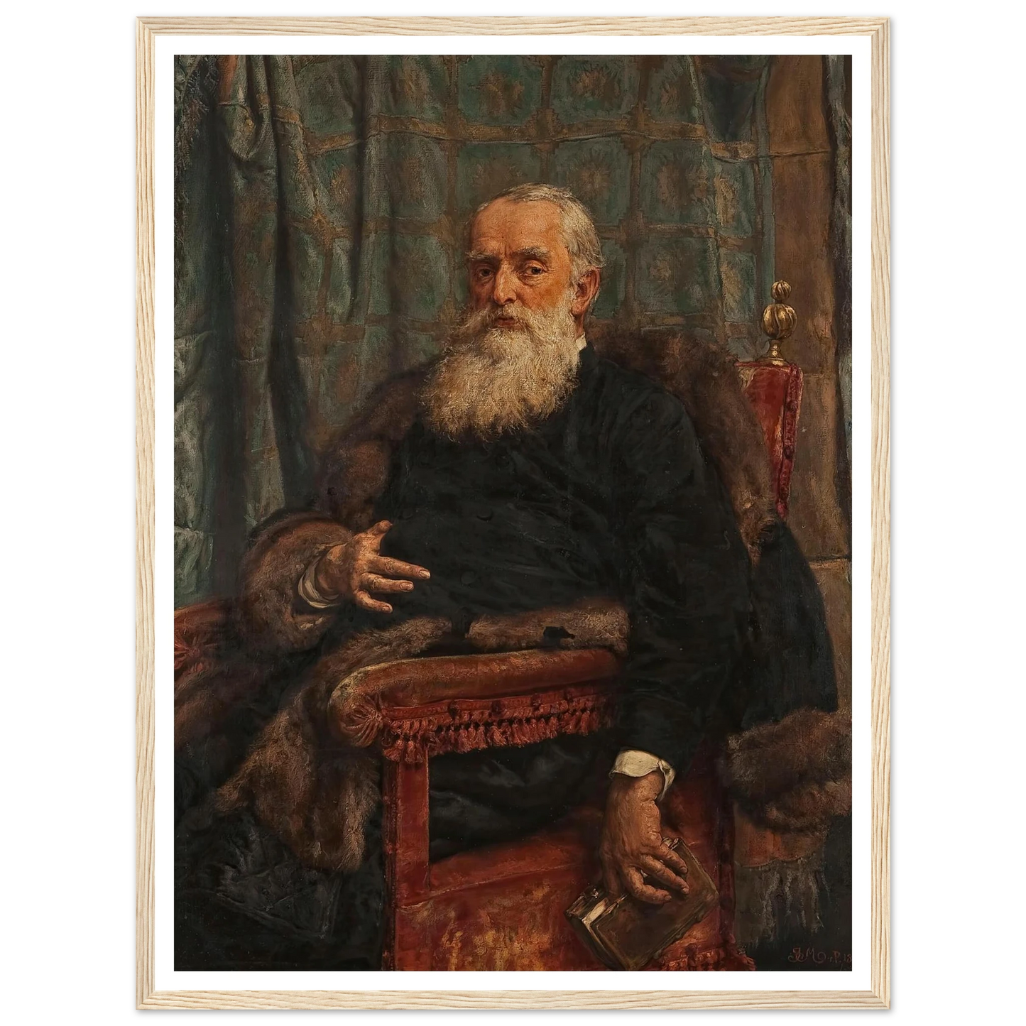 Portrait of Henryk Krajewski (1892) Art Print | Jan Matejko-Quipham Collections
