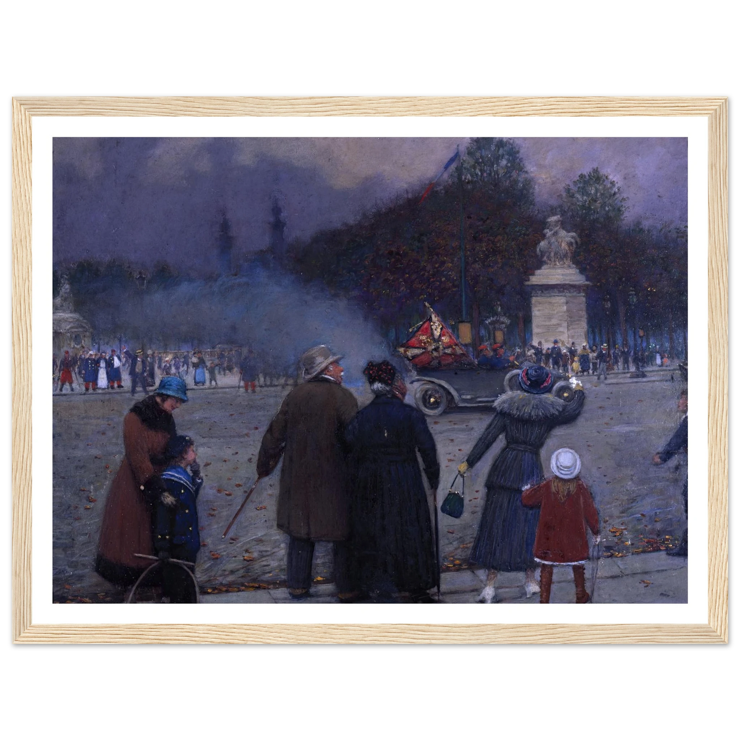 Drapeau allemand porté aux Invalides (1914) Art Print | Jean Beraud-Quipham Collections